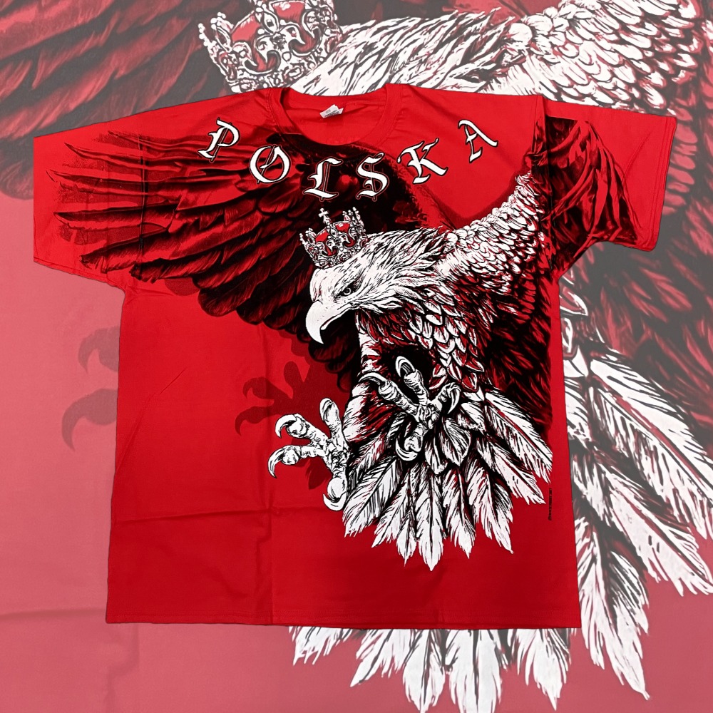 Polish Eagle T-shirt for Men - Adder Black